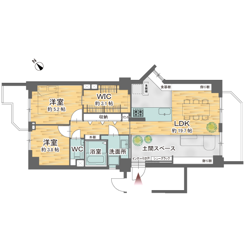 マンションリノベーションの人気の間取り 事例をご紹介します 名古屋でリノベーションならモヨリノホーム Moyo Reno Home
